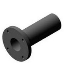 Патрубок фланец-гладкий конец ПФГ стальной L=1200мм Ду-250