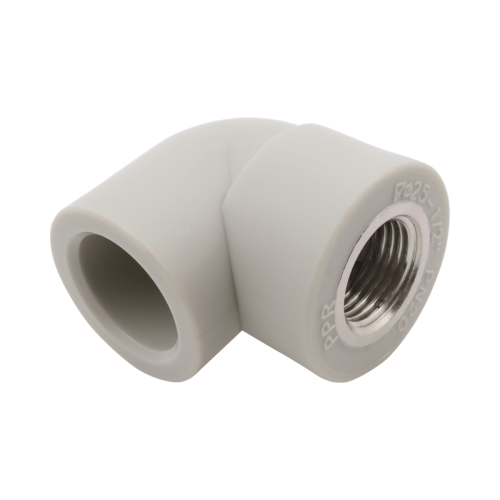 Угольник PP-R комбинированный серый ВР (ВН) Дн 16-1/2" 90 гр Wavin Ekoplastik в Нижнем Новгороде