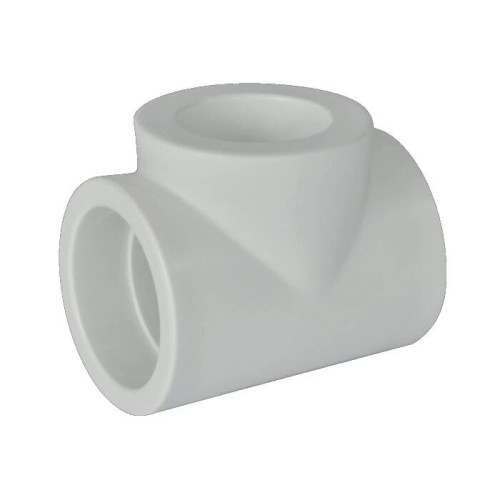 Тройник PP-R редукционный Дн 63-40-63 белый Pro Aqua в Нижнем Новгороде