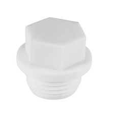 Заглушка PP-R НР (НАР) Дн 1/2" белая Pro Aqua