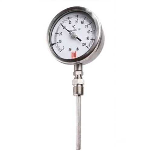 Термометр биметаллический радиальный Ру 25 ТБП-Р ЗТП 100х100 мм 1/2" в Нижнем Новгороде