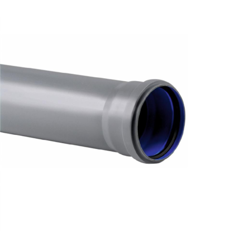 Труба полипропиленовая PP-MD безапорная светло-серая с раструбом канализационная Ostendorf 90х4,5 мм 1 м ТУ 2248-001­66151982-2010 в Нижнем Новгороде