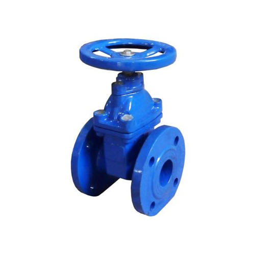 Задвижка клиновая чугунная фланцевая с обрезиненным клином Ру 25 VOC4251C Tecofi 65 мм