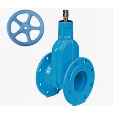 Задвижка клиновая чугунная фланцевая с обрезиненным клином Ру 16 A 4000A Hawle 80х180 мм