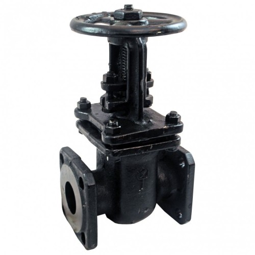 Задвижка клиновая чугунная фланцевая с выдвижныи шпинделем Ру 10 30ч6бр ЛМЗ 50х180 мм