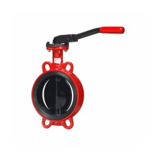 Затвор ручной с чугунным диском и рукояткой межфланцевый 1,6 МПа EPDM Rushwork 200 GG25 Rushwork 40 мм